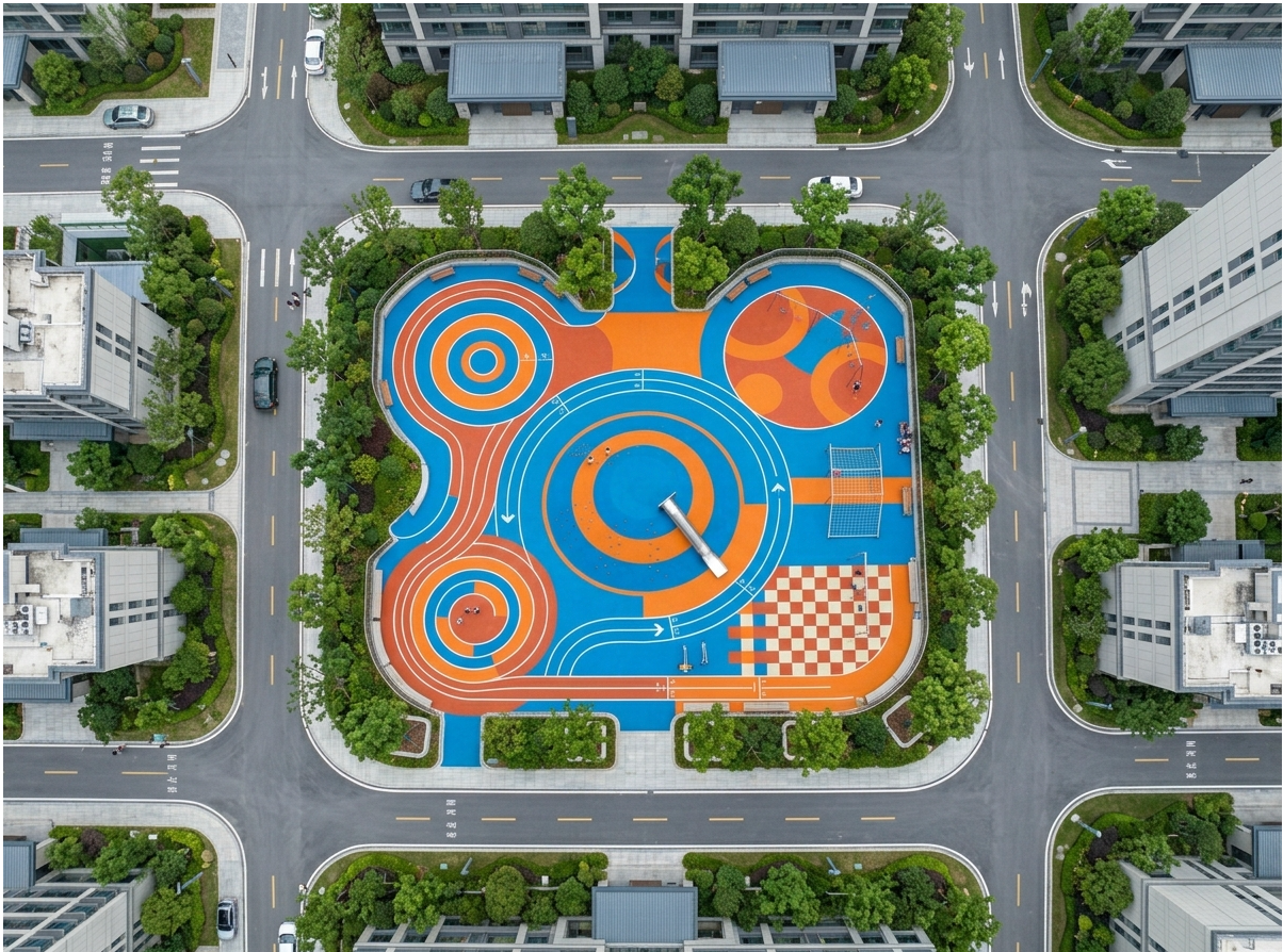 克拉玛依市混合型塑胶跑道EPDM塑胶跑道 - 厂家